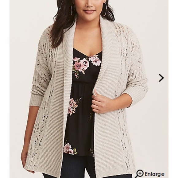 Torrid Shawl Collar Cardigan - Picture 6 of 7